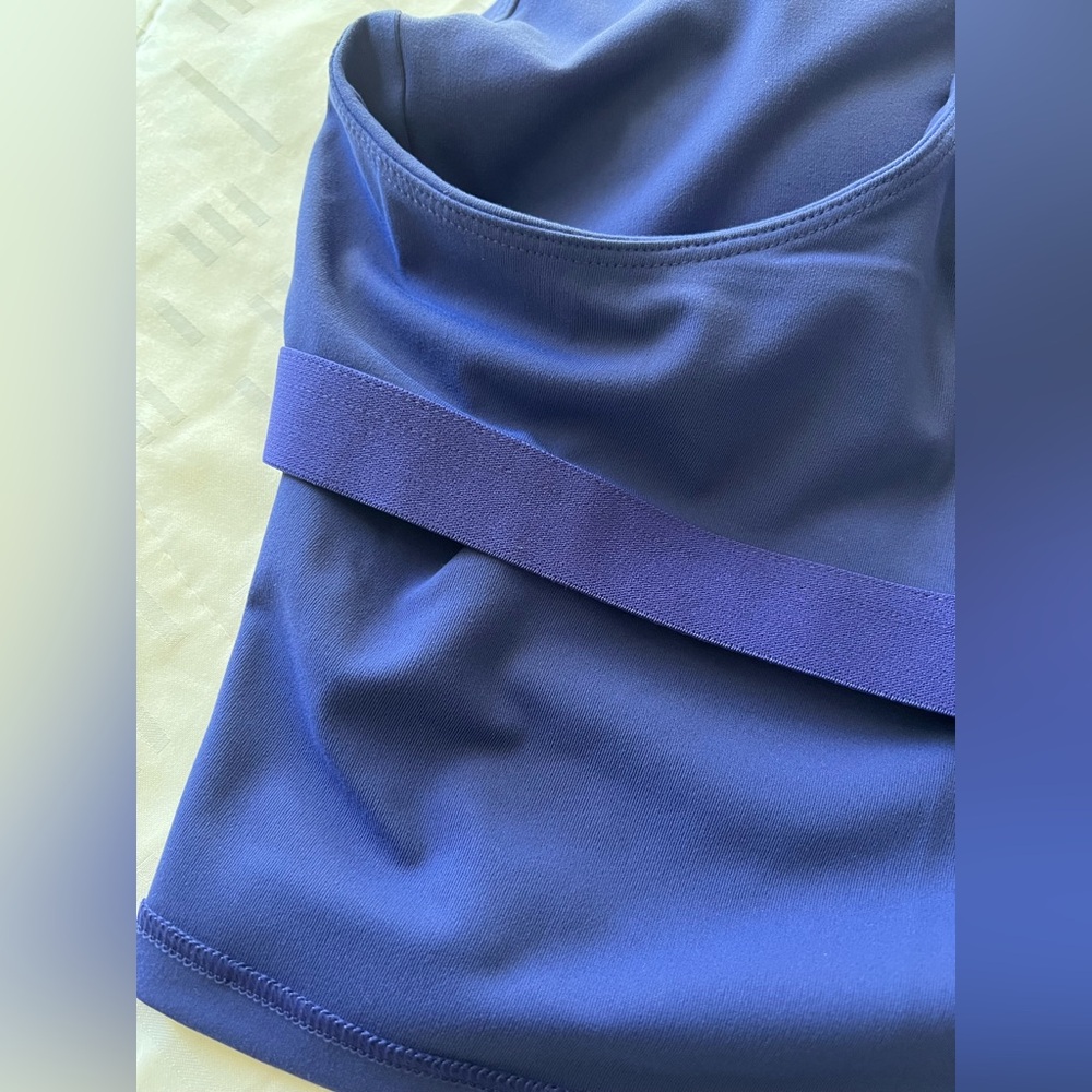 NEW - Fabletics Anywhere Built-In-Bra Tank in Nightfall Blue - Picture 9 of 13